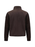 Moncler panelled high-neck bomber jacket