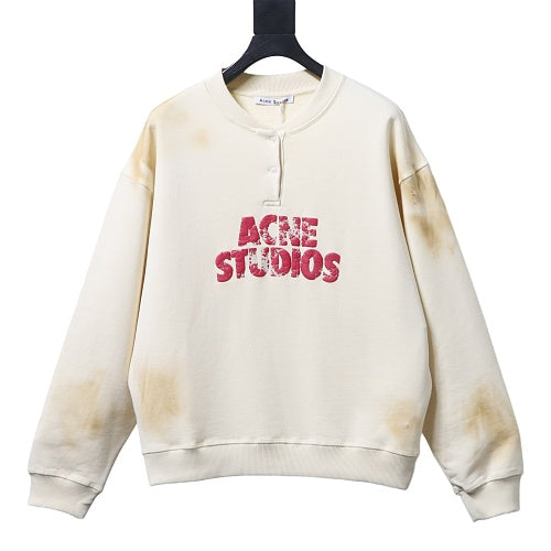 AC Fleece Logo Long-sleeve Beige