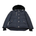 Moose Knuckles Women's Original 3Q Down Jacket with Shearling Trim – Navy