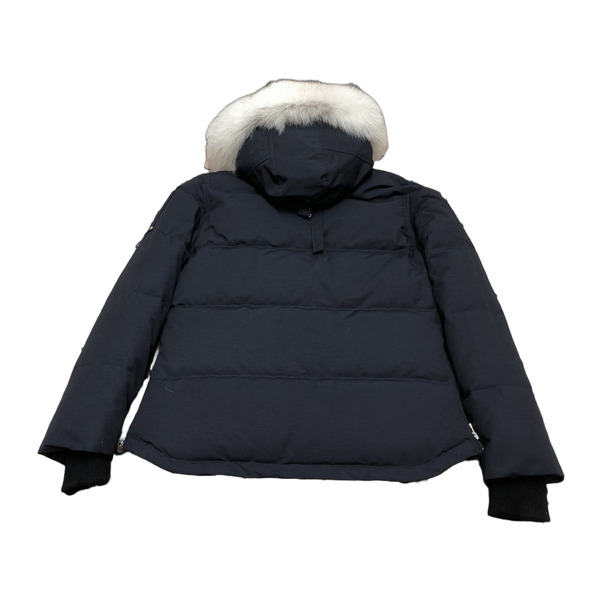 Moose Knuckles Women's Original 3Q Down Jacket with Shearling Trim – Navy