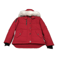 Moose Knuckles Women's Original 3Q Down Jacket with Shearling Trim – Navy